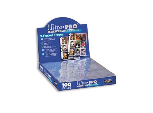 Plastlomme 9-pocket UltraPro Silver X100
